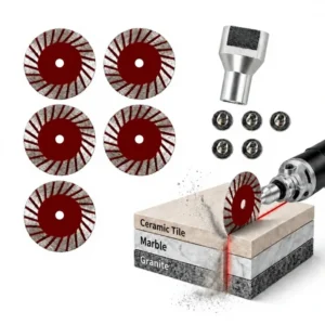 Professional Mini Diamond Saw Blades Set 40mm Precision Cutting Disc Angle Grinder Alloy Steel CrN Coating Stone Concrete Tile