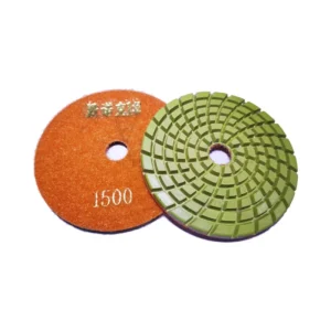R-1 Diamond Resin Bond Wet Polishing Pad Flexible Hook Loop Backing Coarse Abrasive Grit 50 3000 OEM Concrete Marble