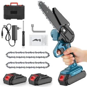 Rechargeable Brushless Mini Battery Chainsaw 4 Inch 6 Inch Cordless Electric Diamond Chain Saw Sharpener