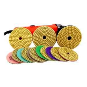 Resin Bond Wet Diamond Polishing Pads 4 Inch 100mm for Concrete Stone Marble Granite Floor