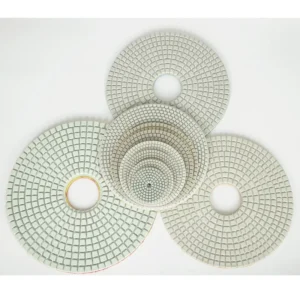 Resin Bonded Flexible Hand Diamond Polishing Pad for Stone Marble Quartz Stone Wet Grinding Diamond Pad