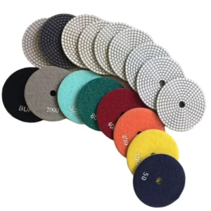 Round Button Diamond Metal Polishing Pads Fine Grinding Disc Segments for Terrazzo Stone Polishing