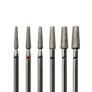 Russian Manicure Tapered Nail Diamond Bur Cuticle Diamond Nail Drill Bit for Nail Drill