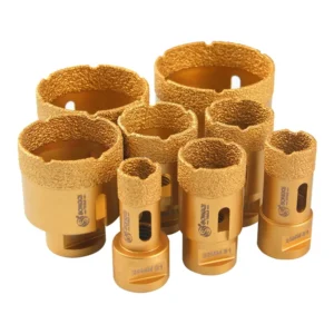 SONGQI Vacuum Brazed Diamond Tools Cutting Bit Tiles Diamond Hole Saw Bit Set Hole Cutter Diamond Drill Bit for Power Tools