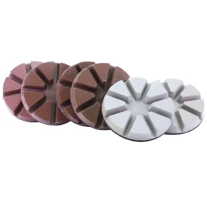SUMO High Efficiency 3 Inch Resin Diamond Dry Polishing Pads 10mm Thick for Concrete Terrazzo Floor Grinding and Polishing