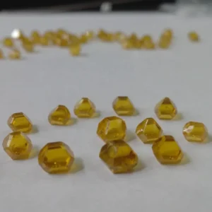Single Crystal Yellow Hpht Rough Uncut Synthetic Diamond Abrasives Industrial Diamond