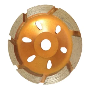 Single Row Diamond Grinding Cup Wheel 4 Inch Abrasive Disc 30# Grit OEM ODM Customizable