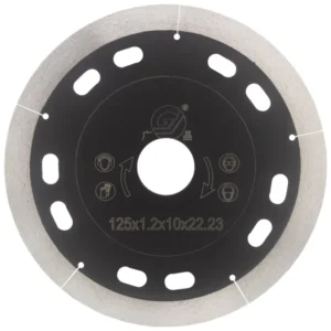 Sintered Hot Pressed Industrial Grade Diamond Dry Cutting Saw Blade No Chipping 125mm
