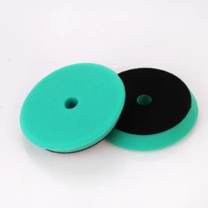 Sponge Polishing Pad Velcro Backed Beveled Waxing Polishing Disc Wheel 5 Inch T-Shaped for Mirroring Car