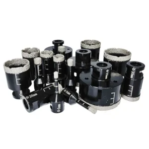 Stainless Steel High Speed Steel M14 Tile Vacuum Brazed Core Marble Diamond Drill Bit Stones 25mm Working Length