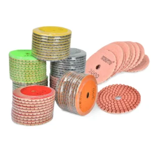 Stone Diamond Polishing Disc 4inch Diamond Dry Polishing Pads Diamond Granite Polishing Pads for Marble