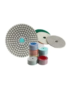 Stone Machinery Flexible Grinding Sanding Disc Resin Bond Diamond Wet And Dry Polishing Pads For Marble Granite