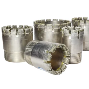 Synthetic Diamond Nickel Electroplated Hollow Core Drill Bit Coal Mining Drilling Equipment Forging Sharp