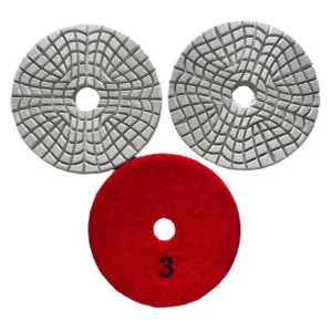 TGS 3 Step Diamond Polishing Buffing Pads Wet or Dry for All Stones and Tiles OEM Customizable for Car Bodies