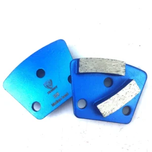 Trapezoid Diamond Abrasive High Hardness OEM Polishing Pad Grinding Plate Shoe 6# 800# Grit for Concrete Stone Floor Grinding
