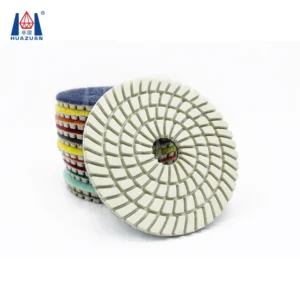 Turbo 7 Step Wet Diamond Polishing Pad Customizable OEM White Diamond Abrasive Tool