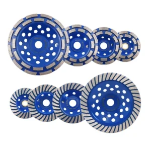 Turbo Double Row Diamond Grinding Cup Wheel Cutting Polishing Disc Stone Concrete Marble Rock Granite Metal Bond Abrasive Disc