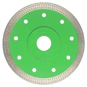 Turbo Mesh Hot Press Diamond Marble Cutting Saw Blade With Flange