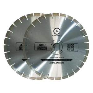 U Slot 3.6mm Thickness 400mm Diameter Diamond Circular Saw Blade for Granite Concrete Cutting OEM Welcomed High Frequency Welded