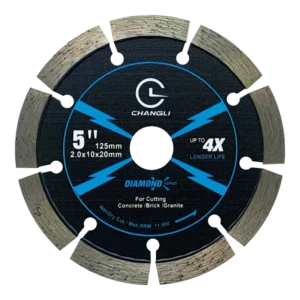 UV Printed Nitride Hot Pressed 125mm Diamond Saw Blade OEM for Cutting Concrete Brick Granite Stones