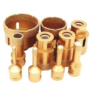 Vacuum Brazed Diamond Chamfering Milling Bits 35 50 70 75MM Core Drill Bit for Masonry Drilling