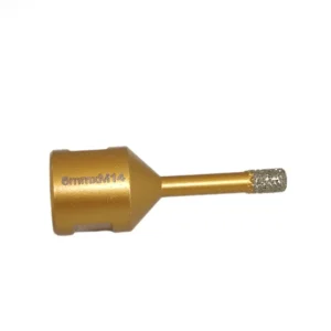 Vacuum Brazed Dry Use Diamond Core Drill Bit for Granite Artificial Quartz Engineered Stone