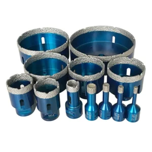 Vacuum Brazed M14 Diamond Hole Saw Diamond Core Drill Bit 6mm 18mm 20mm 60mm 150mm