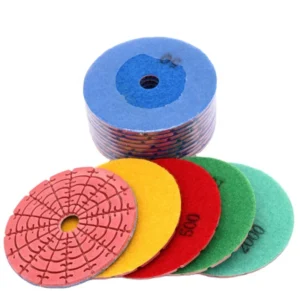 Water Medium Abrasive Diamond Sanding Pad Concrete Grinding Tool 4 Inch 100mm Ceramic Polishing Disc Grit Size 3.0mm Thick S15