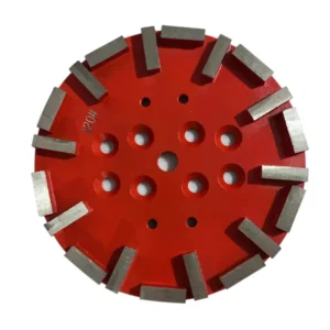 Welded Big Diamond Grinding Wheels 250mm Abrasive Stone Grinding Disc 120 Grit