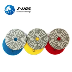 Wet or Dry Flexible Diamond Polishing Pads for Granite 3 Steps