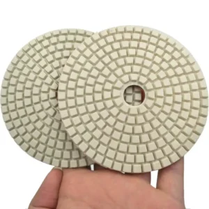 White Soft Flexible Wet/dry Use Marble Granite Diamond Polishing Pads