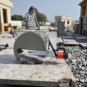 Y2-350 Concrete Saw Portable Handheld Multi Wall Cutting Machine Electric Diamond Chainsaw 5800W 350mm Cutting Depth Power Tool