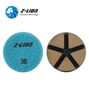 ZL 16CT Ceramic Bond Transition Diamond Polishing Pads for Concrete Floor Polishing