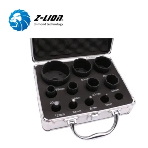 ZLION Diamond Vacuum Brazed Core Drill Bits Set